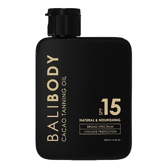 Cacao Tanning Oil SPF 15 - Skyddande sololja, BALI BODY